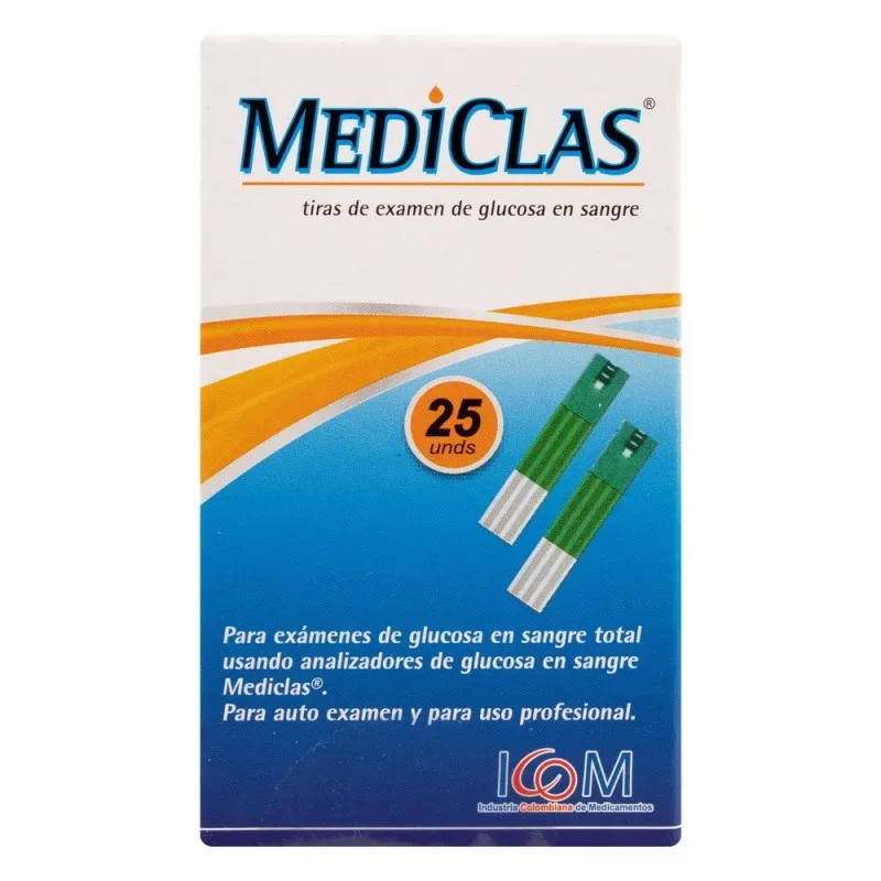 tirasreactivasglucommediclas25udspumcv